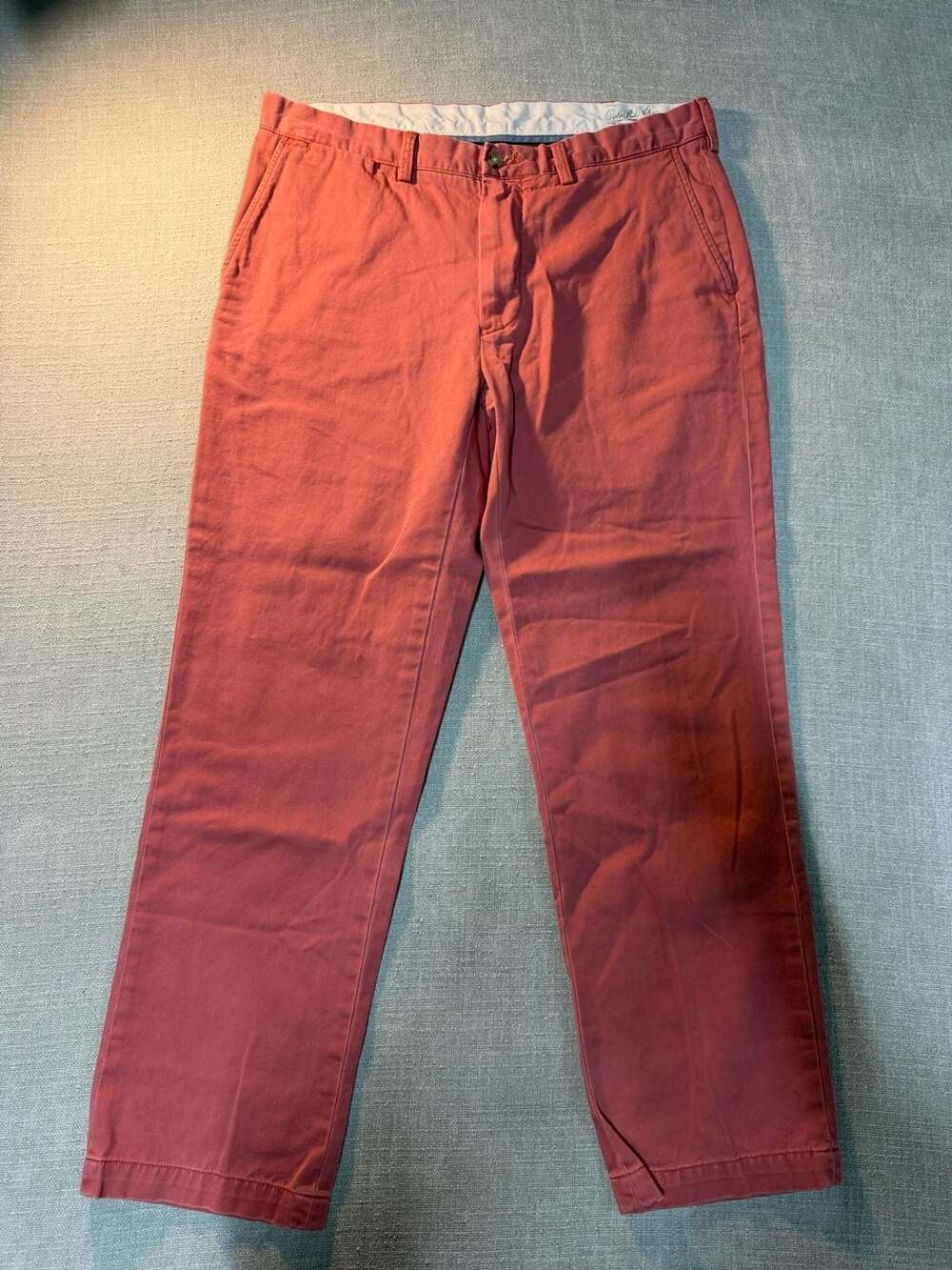 Polo By Ralph Lauren Classic Fit Chinos Size 35/30 Red Cotton Pants